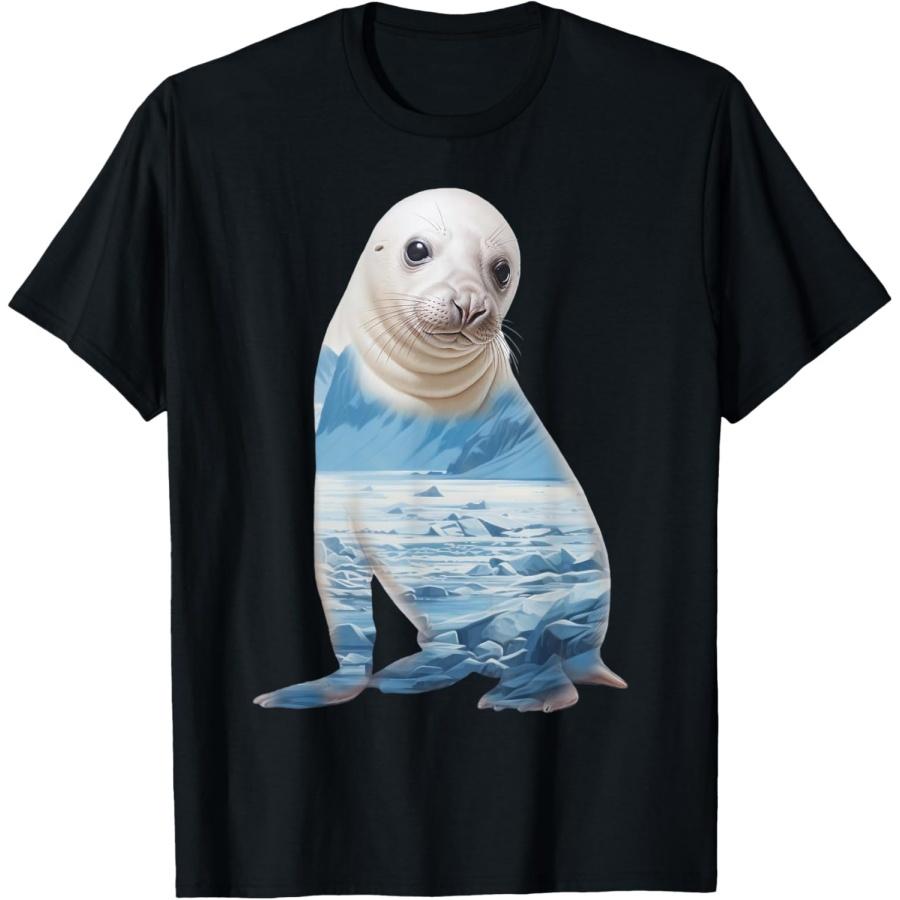 Футболка Морской котик Морской котик Северное море XXXXXL разноцветный