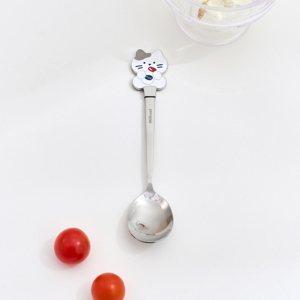 Милая Ложка-Котик Молочный_KT4125011