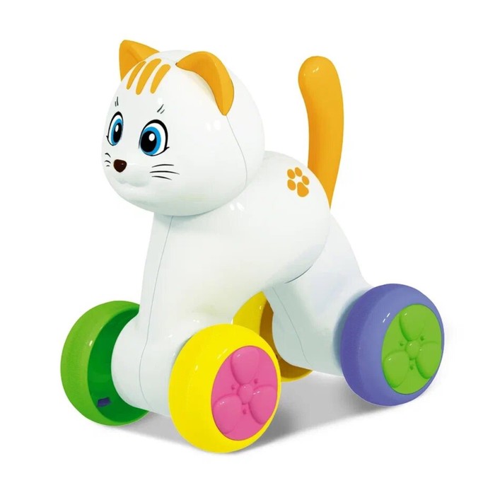 Каталка «Весёлый котик», МИКС